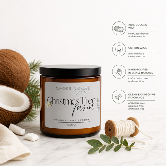 Christmas Tree Farm Coconut Wax Candle | 7 oz