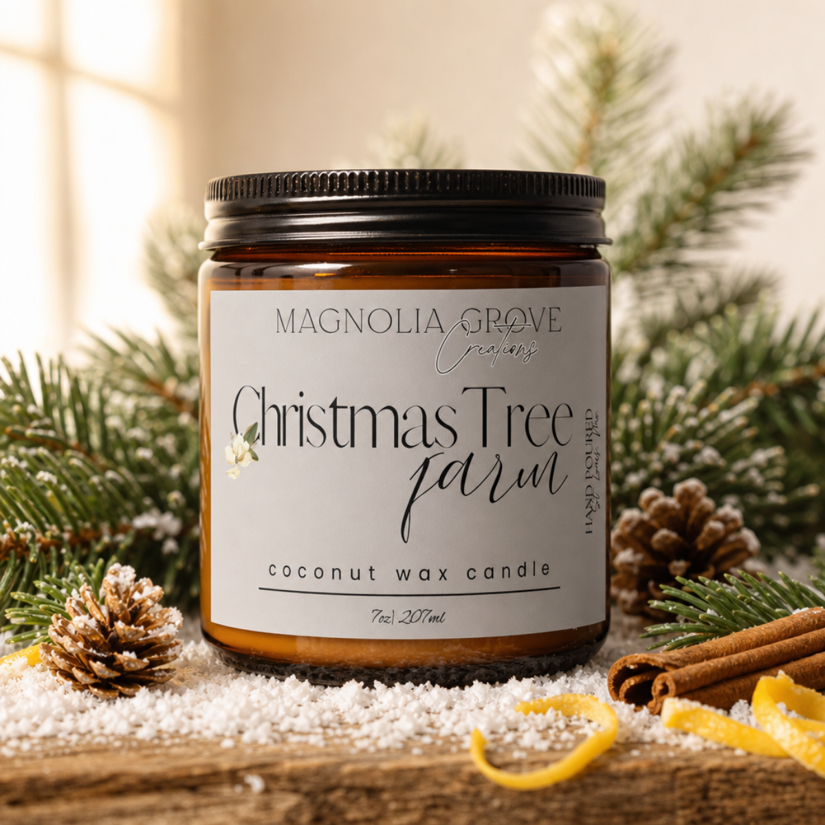 Christmas Tree Farm Coconut Wax Candle | 7 oz