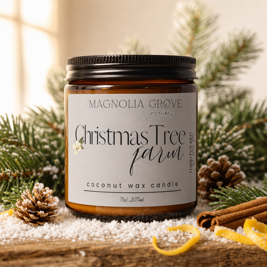 Christmas Tree Farm Coconut Wax Candle | 7 oz